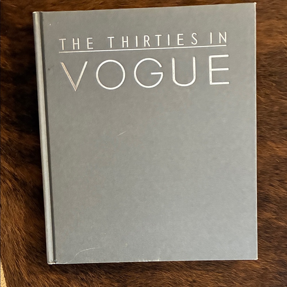 Vogue Gray Art Photography Book